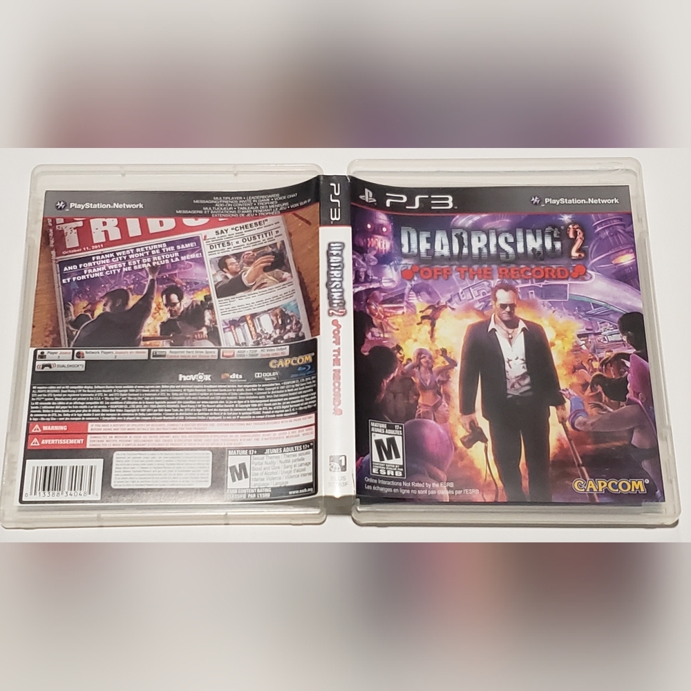 Dead Rising 2 Off The Record PS3 Playstation 3 Tested CIB Tested Authentic - Picture 3 of 5